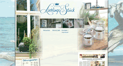 Desktop Screenshot of lieblings-stueck.com